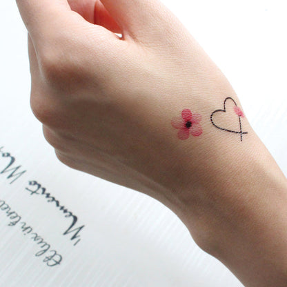 Tattoo Herz-Sticker für die Haut | Premium Herz Tattoos