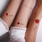 Temporäre Tattoos Rosen Frauen Mädchen